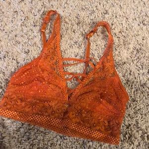 Burnt orange bralette